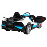 Elektrické autíčko Bugatti Divo nelakované - biele